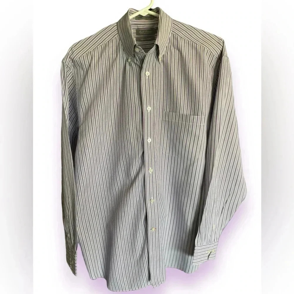 Daniel Cremieux Men's Royal Purple Dress Shirt Size L